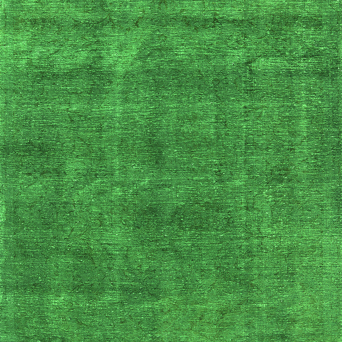 Machine Washable Oriental Green Industrial Area Rugs, wshurb1880grn