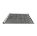 Sideview of Machine Washable Oriental Gray Industrial Rug, wshurb1880gry