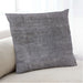 Lifestyle Image of Mid-Century Modern Urban Square Gunmetal Gray Throw Pillow, 18 inch by 18 inch, pwurb1881