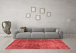 Industrial Red Washable Rugs