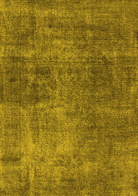 Oriental Yellow Industrial Rug, urb1881yw