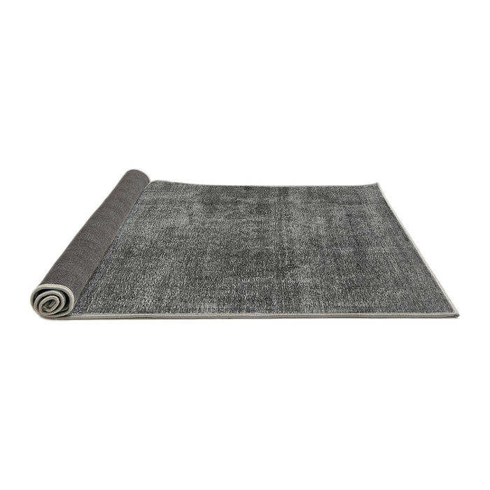 Sideview of Oriental Gray Industrial Rug, urb1881gry
