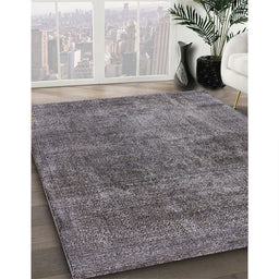 Machine Washable Industrial Modern Gunmetal Gray Rug in a Family Room, wshurb1881
