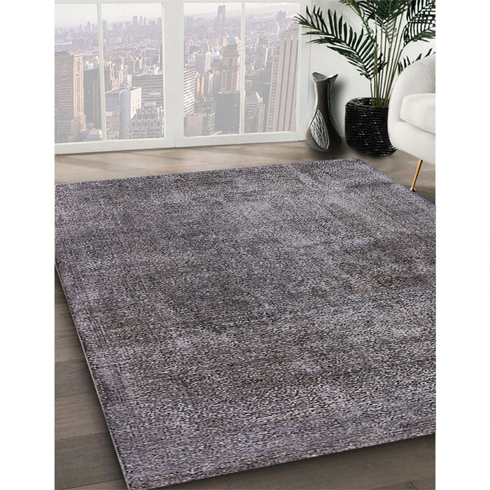 Machine Washable Industrial Modern Gunmetal Gray Rug in a Family Room, wshurb1881