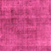 Square Oriental Pink Industrial Rug, urb1882pnk