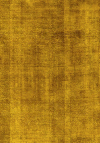 Oriental Yellow Industrial Rug, urb1882yw