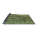 Sideview of Oriental Light Blue Industrial Rug, urb1882lblu