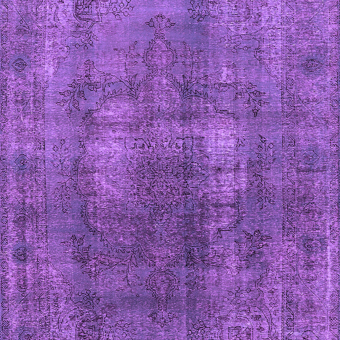 Machine Washable Oriental Purple Industrial Area Rugs, wshurb1884pur