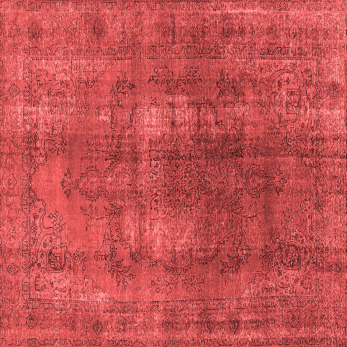Machine Washable Oriental Red Industrial Rug, wshurb1884red