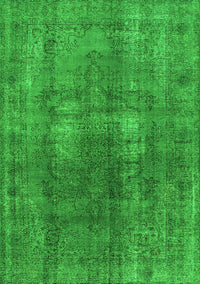 Oriental Green Industrial Rug, urb1884grn