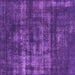 Square Oriental Purple Industrial Rug, urb1885pur