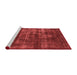 Industrial Red Washable Rugs