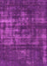 Machine Washable Oriental Pink Industrial Rug, wshurb1885pnk