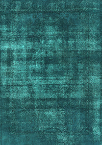 Oriental Turquoise Industrial Rug, urb1885turq