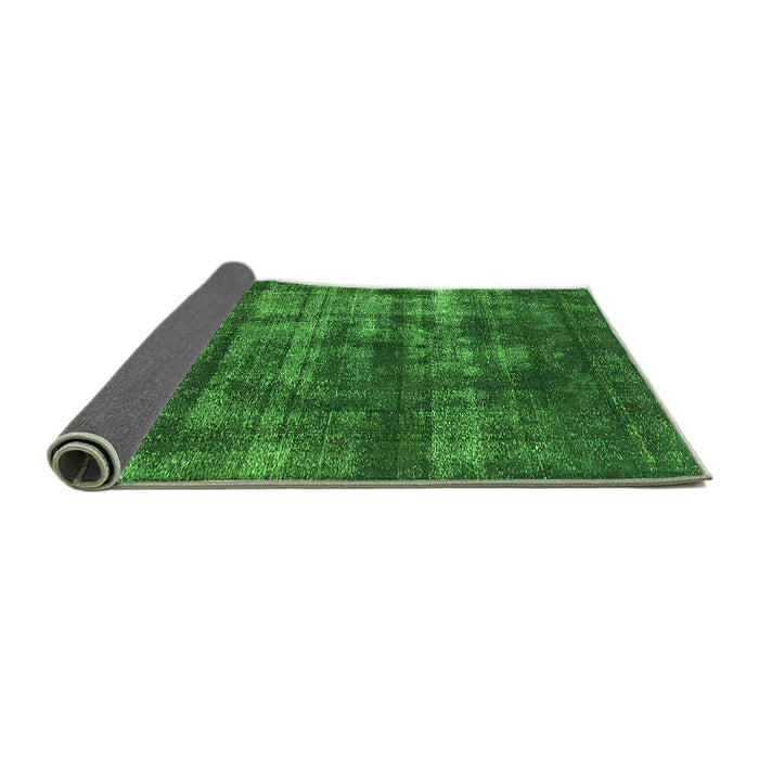 Sideview of Oriental Green Industrial Rug, urb1885grn