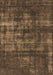 Machine Washable Oriental Brown Industrial Rug, wshurb1885brn