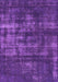 Machine Washable Oriental Purple Industrial Area Rugs, wshurb1885pur