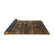 Sideview of Oriental Brown Industrial Rug, urb1885brn