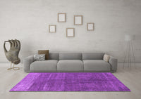 Machine Washable Oriental Purple Industrial Rug, wshurb1886pur