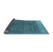 Sideview of Oriental Light Blue Industrial Rug, urb1886lblu