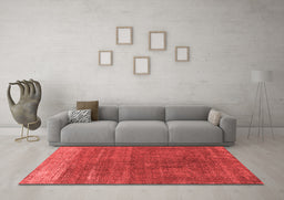 Industrial Red Washable Rugs