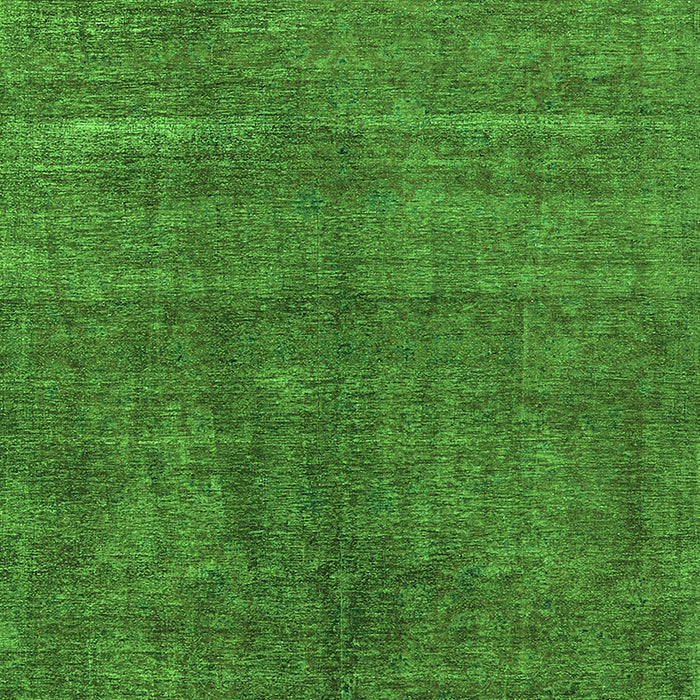 Machine Washable Oriental Green Industrial Area Rugs, wshurb1886grn