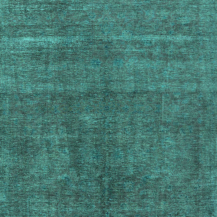 Machine Washable Oriental Turquoise Industrial Area Rugs, wshurb1886turq