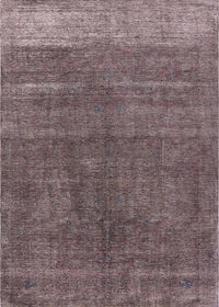 Machine Washable Industrial Modern Rosy Pink Rug, wshurb1886