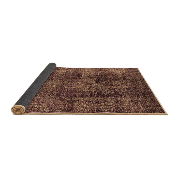 Sideview of Oriental Brown Industrial Rug, urb1887brn