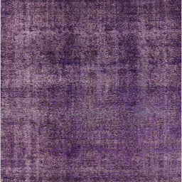 Square Machine Washable Industrial Modern Purple Rug, wshurb1887
