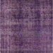 Square Machine Washable Industrial Modern Purple Rug, wshurb1887