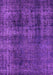 Machine Washable Oriental Purple Industrial Area Rugs, wshurb1887pur