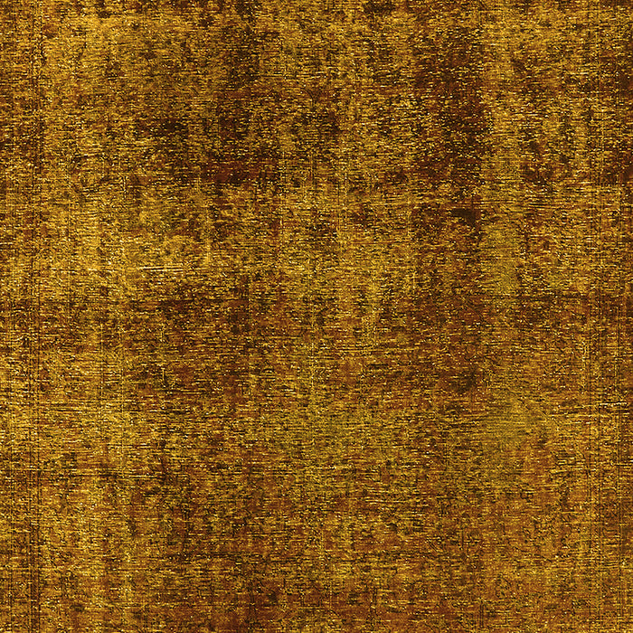 Machine Washable Oriental Yellow Industrial Rug, wshurb1887yw