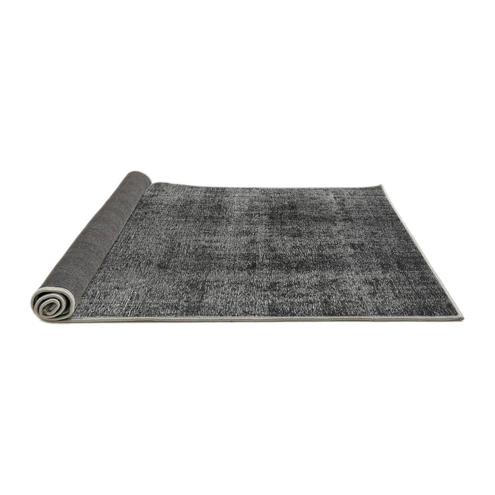 Sideview of Oriental Gray Industrial Rug, urb1887gry