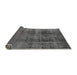 Sideview of Oriental Gray Industrial Rug, urb1887gry