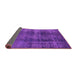 Sideview of Oriental Purple Industrial Rug, urb1887pur