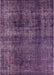 Mid-Century Modern Purple Oriental Rug, urb1887