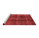 Industrial Red Washable Rugs