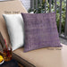Front View of Mid-Century Modern Urban Square Purple Throw Pillow, 18 inch by 18 inch, pwurb1887
