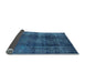 Sideview of Oriental Light Blue Industrial Rug, urb1887lblu