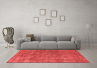 Machine Washable Oriental Red Industrial Rug, wshurb1888red