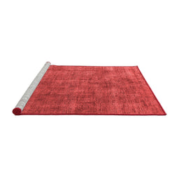 Industrial Red Washable Rugs