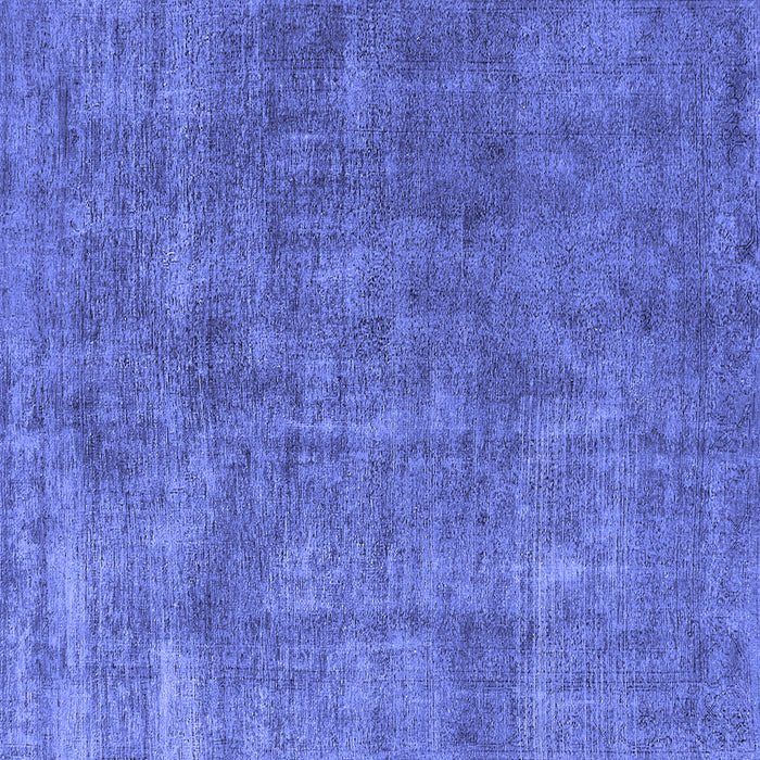 Square Oriental Blue Industrial Rug, urb1888blu