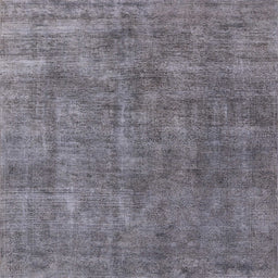 Square Machine Washable Industrial Modern Grey Gray Rug, wshurb1888