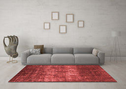 Industrial Red Washable Rugs