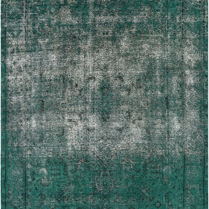 Mid-Century Modern Dark Blue Grey Blue Oriental Rug, urb1889