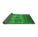 Sideview of Oriental Green Industrial Rug, urb1889grn