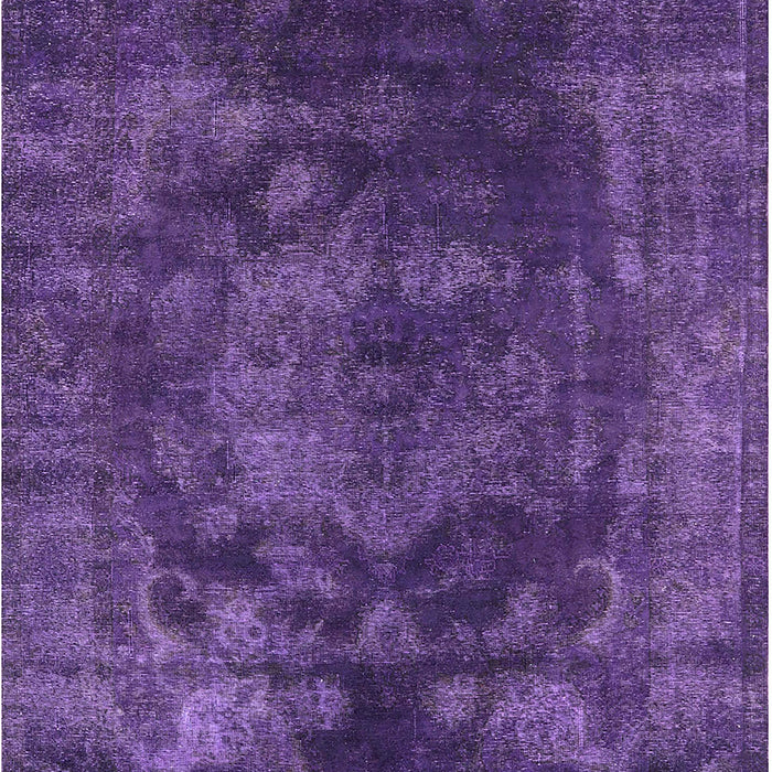 Mid-Century Modern Purple Oriental Rug, urb1890