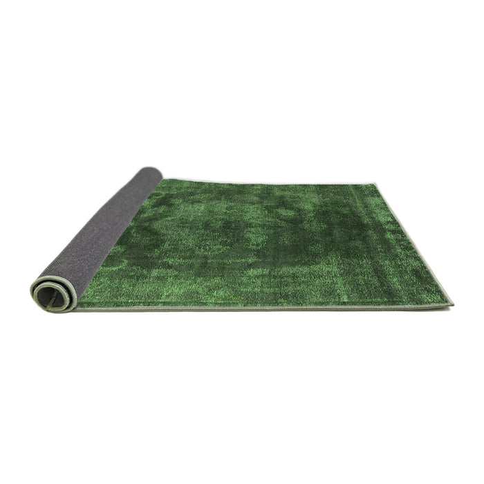 Sideview of Oriental Green Industrial Rug, urb1890grn