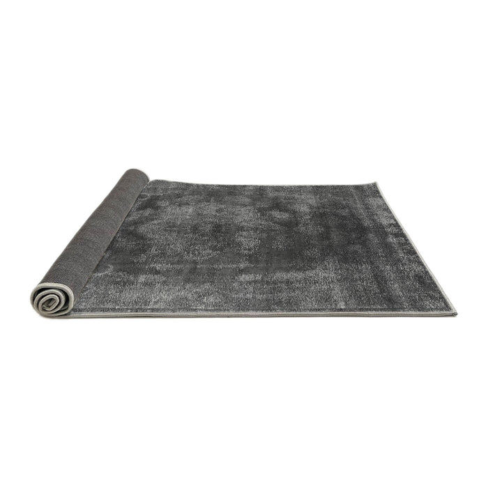 Sideview of Oriental Gray Industrial Rug, urb1890gry